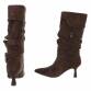 Damen High-Heel Stiefel - brownsuede