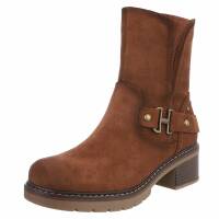 Damen Klassische Stiefeletten - camel