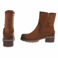 Damen Klassische Stiefeletten - camel