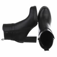 Damen High-Heel Stiefeletten - black