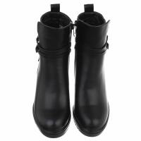 Damen High-Heel Stiefeletten - black