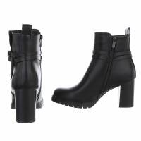 Damen High-Heel Stiefeletten - black