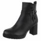 Damen High-Heel Stiefeletten - black