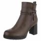 Damen High-Heel Stiefeletten - taupe