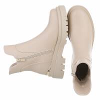 Damen Chelsea Boots - beige