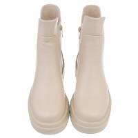 Damen Chelsea Boots - beige