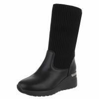 Damen Keilstiefeletten - black