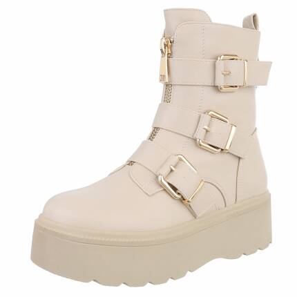 Damen Klassische Stiefeletten - beige