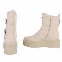Damen Klassische Stiefeletten - beige