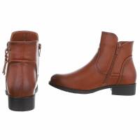 Damen Klassische Stiefeletten - camel