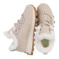 Damen Low-Sneakers - beige