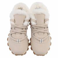 Damen Low-Sneakers - beige