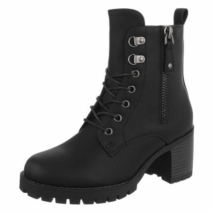 Damen Schnürstiefeletten - black
