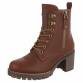 Damen Schnürstiefeletten - camel