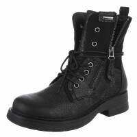 Damen Schnürstiefeletten - black