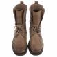 Damen Schnürstiefeletten - khaki