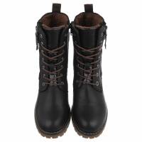 Damen Schnürstiefeletten - black