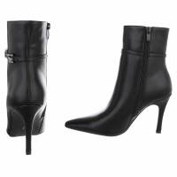 Damen High-Heel Stiefeletten - black