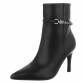 Damen High-Heel Stiefeletten - black