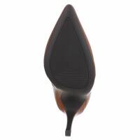 Damen High-Heel Stiefeletten - camel