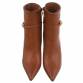 Damen High-Heel Stiefeletten - camel