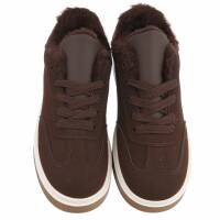 Damen Low-Sneakers - brown