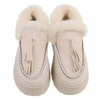 Damen Winterstiefeletten - beige