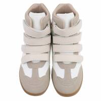 Damen Keilabsatz-Sneakers - zebra