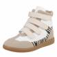 Damen Keilabsatz-Sneakers - zebra