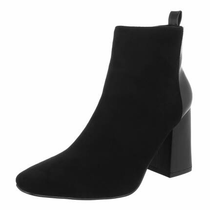 Damen High-Heel Stiefeletten - black