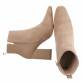 Damen High-Heel Stiefeletten - khaki