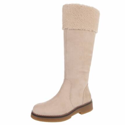 Damen Klassische Stiefel - beige