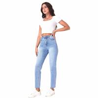 Damen High Waist Jeans von Laulia - blue