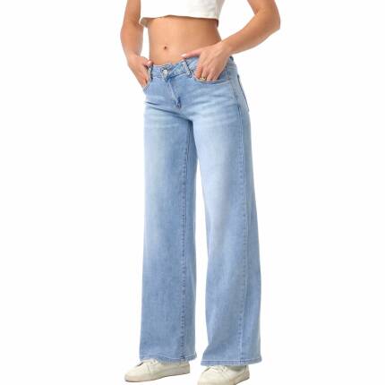 Damen Relaxed Fit Jeans von Laulia - blue