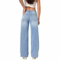 Damen Relaxed Fit Jeans von Laulia - blue