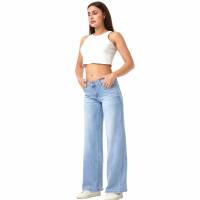 Damen Relaxed Fit Jeans von Laulia - blue