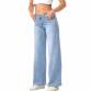 Damen Relaxed Fit Jeans von Laulia - blue