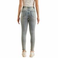 Damen High Waist Jeans von Laulia - blue
