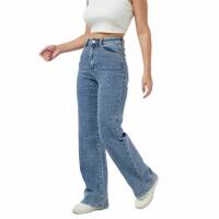 Damen High Waist Jeans von Laulia - blue