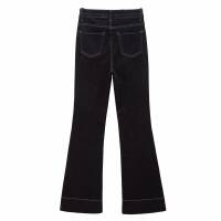 Damen Bootcut Jeans von Laulia - black