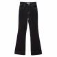 Damen Bootcut Jeans von Laulia - black