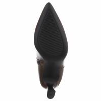 Damen High-Heel Stiefeletten - brownpu