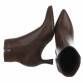 Damen High-Heel Stiefeletten - brownpu