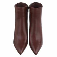 Damen High-Heel Stiefeletten - winepu