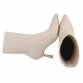 Damen High-Heel Stiefeletten - beige