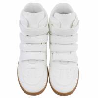 Damen Keilabsatz-Sneakers - white