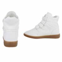 Damen Keilabsatz-Sneakers - white