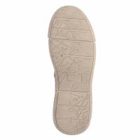 Damen Schnürstiefeletten - beige