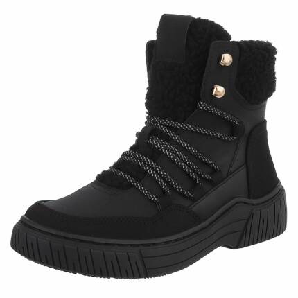 Damen Schnürstiefeletten - black