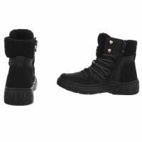 Damen Schnürstiefeletten - black